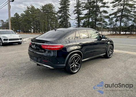 2019 Mercedes-Benz Gle Coupe 43 Amg z USA, uszkodzony, nr VIN 4JGED6EB7KA155998